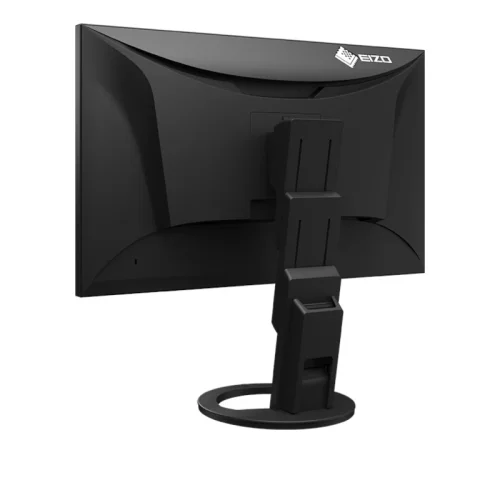 Monitor Eizo FlexScan EV2720S czarny – tył urządzenia z ergonomiczną podstawą.
