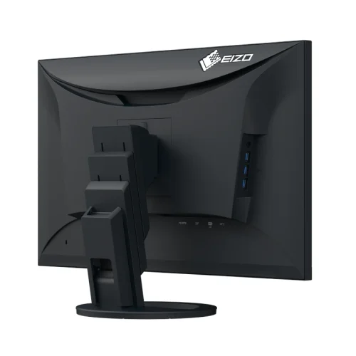 Monitor Eizo FlexScan EV2720S czarny – tylny panel z portami USB i złączami HDMI, DisplayPort, USB-C.