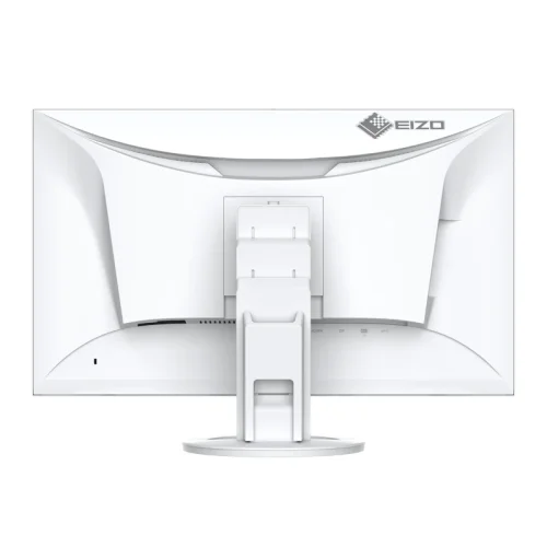 Monitor Eizo EV2720S biały – tył urządzenia z widocznym logo i regulowaną podstawą.