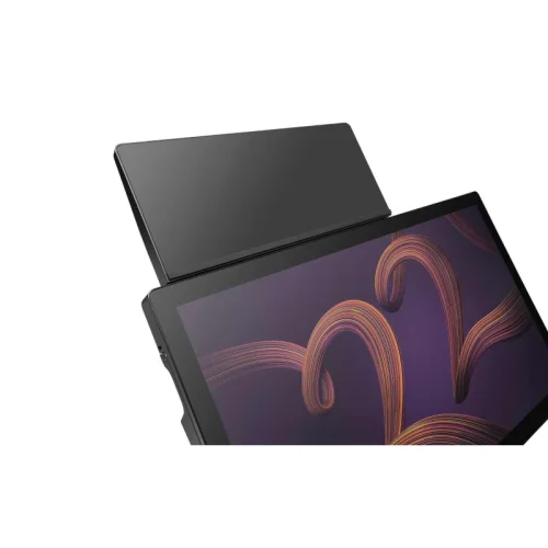 Tablet graficzny z ekranem Wacom Cintiq Pro 22 ma wysuwaną blendę poprawiającą komfort pracy. Dzięki temu zyskujesz lepszą kontrolę nad światłem padającym na ekran.