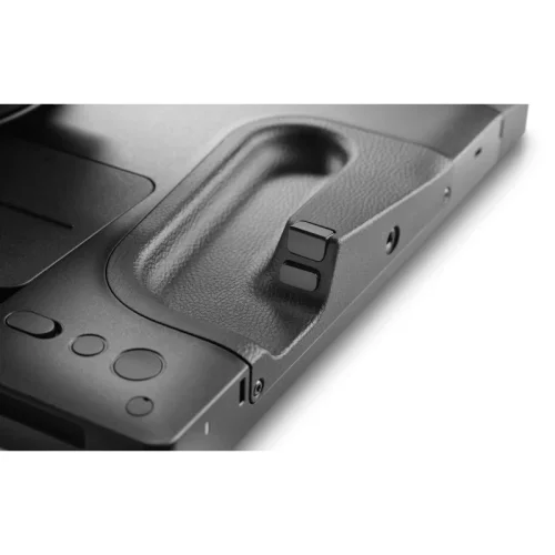 Wacom Cintiq Pro 22 oferuje wytrzymały uchwyt tylni zaprojektowany z myślą o ergonomii. To rozwiązanie pozwala stabilnie przenieść tablet i łatwo zmienić jego pozycję.