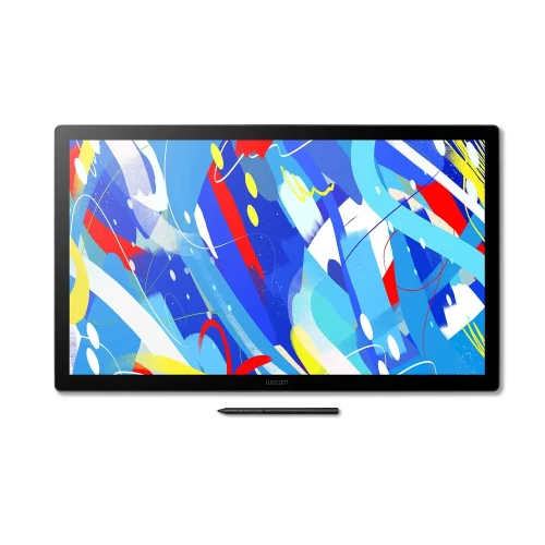 Tablet Wacom Cintiq 24 touch z piórkiem. Duży tablet piórkowy z ekranem do ilustracji i grafiki.