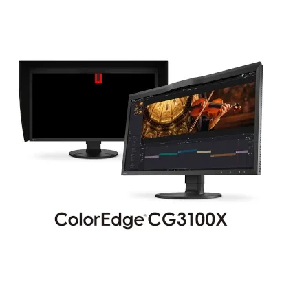 Eizo ColorEdge CG3100X jako monitor referencyjny do HDR i postprodukcji. Ekran do pracy z kolorem, wideo i fotografią w studiu kreatywnym.