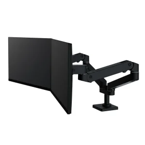 Ergotron LX Pro Dual Side-by-Side Arm - uchwyt do 2 monitorów na biurko (czarny)