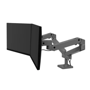 Ergotron LX Pro Dual Side-by-Side Arm - uchwyt do 2 monitorów na biurko (ciemnoszary)