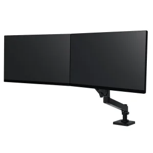 Ergotron LX Pro Desk Dual Direct Monitor Arm - uchwyt na 2 monitory na biurko (czarny)