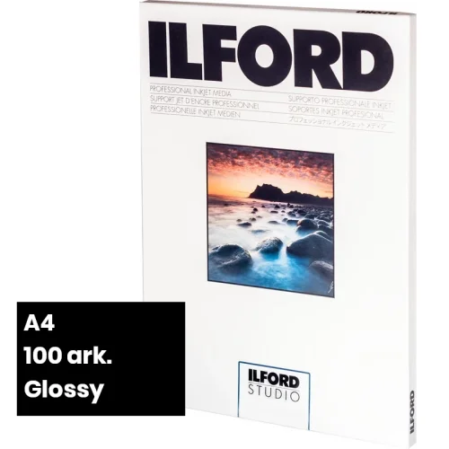 Papier fotograficzny Ilford Studio Glossy / A4 / 100ark. / 250g