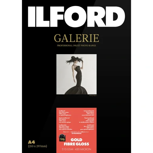Papier fotograficzny Ilford Galerie Gold Fibre Gloss / 10x15cm / 50ark. / 310g