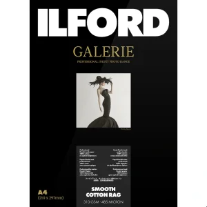 Papier fotograficzny Ilford Galerie Smooth Cotton Rag 10x15cm | 50 ark.