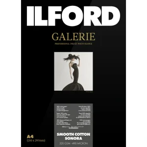 Papier fotograficzny Ilford Galerie Smooth Cotton Sonora A3 | 25 ark.
