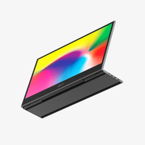 Mobile Pixels Glance 16 cali, przenośny monitor Full HD do laptopa z regulowaną podstawką i smukłą obudową.