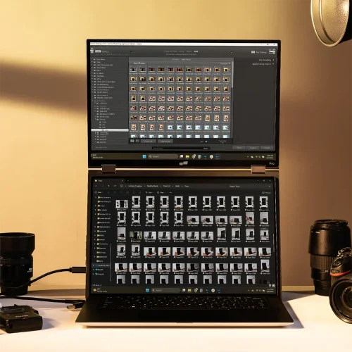 Mobile Pixels Duex Float 2 Pro jako dodatkowy ekran 16" 2.5K do selekcji zdjęć i organizacji plików