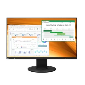 Monitor EIZO FlexScan EV2400R-BK 23,8 cala Full HD IPS 100 Hz