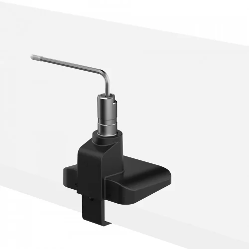 Montaż uchwytu do monitora BenQ BSL01 do biurka za pomocą zacisku C Clamp regulowanego od góry.