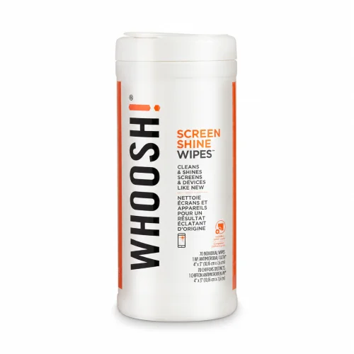 WHOOSH! Screen Shine Wipes 70 szt. – pojemnik chusteczek do ekranów