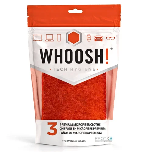 WHOOSH! 3XL – ściereczki z mikrofibry do ekranów, 3 szt.