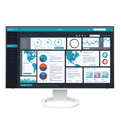 Monitor EIZO FlexScan EV2795-WT
