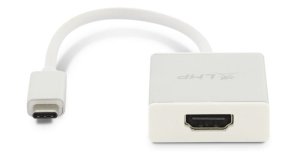 LMP Adapter USB-C (Thunderbolt 3) na HDMI 2.0 4K@60Hz (kolor srebrny)