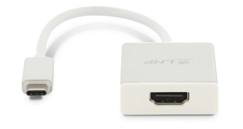 LMP Adapter USB-C (Thunderbolt 3) na HDMI 2.0 4K@60Hz (kolor srebrny)