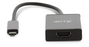 LMP Adapter USB-C (Thunderbolt 3) na HDMI 2.0 4K@60Hz (kolor szary)