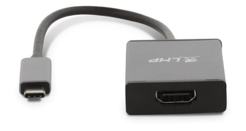 LMP Adapter USB-C (Thunderbolt 3) na HDMI 2.0 4K@60Hz (kolor szary)