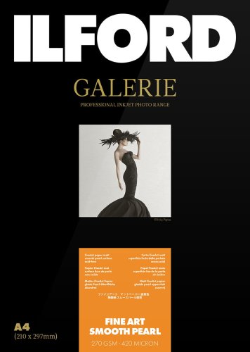 Papier fotograficzny Ilford Galerie Fine Art Smooth Pearl / A2 / 25ark. / 270g
