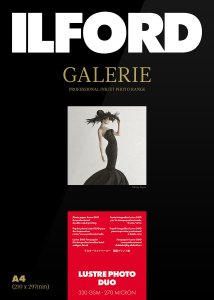 Papier fotograficzny Ilford Galerie Lustre Photo Duo / A4 / 100ark. / 330g