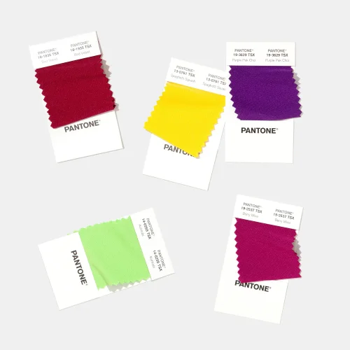 PANTONE FHI Polyester Swatch Book - 203 barwy na paliestrze