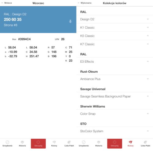 aplikacja datacolor ColorReader Pro