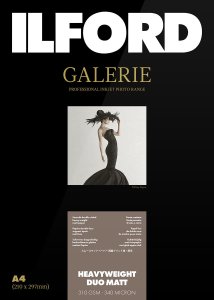 Papier fotograficzny Ilford Galerie Heavyweight Duo Matt / A2 / 25ark. / 310g