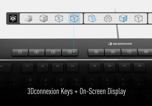 3DConnexion Klawiatura Keyboard Pro + Numpad (QWERTY)