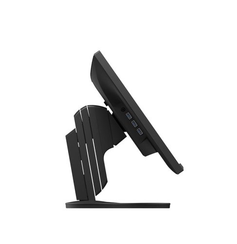 EIZO FlexScan EV2490 – czarny monitor z pochylonym ekranem widziany z boku.