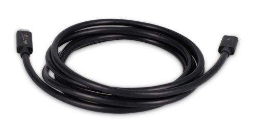 Kabel Thunderbolt 4 (USB-C), aktywny, 40 Gbps, 100 W, 2 metry, czarny