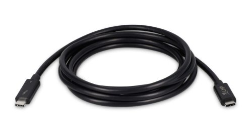 Kabel Thunderbolt 4 (USB-C), aktywny, 40 Gbps, 100 W, 2 metry, czarny pomocą urządzeń peryferyjnych podłączonych za pomocą kabla