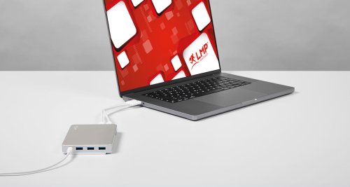 LMP USB-C DuoDock - stacja dokująca | 9 portów & slot na dysk SSD NVMe