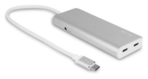 LMP USB-C HUB - 7 portów USB-A i USB-C | Silver