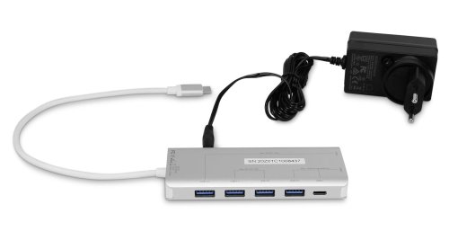 LMP USB-C HUB - 7 portów USB-A i USB-C | Silver