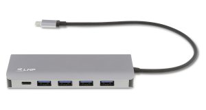 LMP USB-C HUB - 7 portów USB-A i USB-C | Space Gray