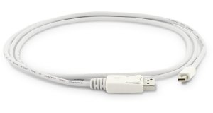 LMP Kabel mini DisplayPort na DisplayPort | 1,8m | biały