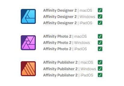 Affinity V2 Universal License | Dla macOS, Windows & iPadOS