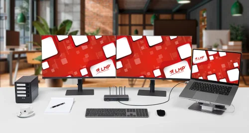 LMP ThunderDock - stacja dokująca | 8K | 10 portów | Thunderbolt 4