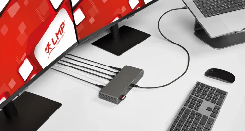 LMP ThunderDock - stacja dokująca | 8K | 10 portów | Thunderbolt 4