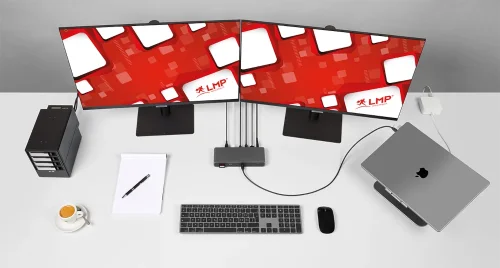 LMP ThunderDock - stacja dokująca | 8K | 10 portów | Thunderbolt 4