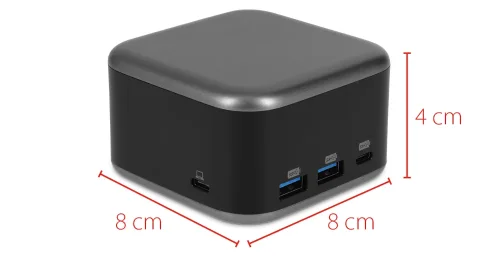 LMP USB-C PowerDock - stacja dokująca | 4K | 5 portów | 100W | czarny