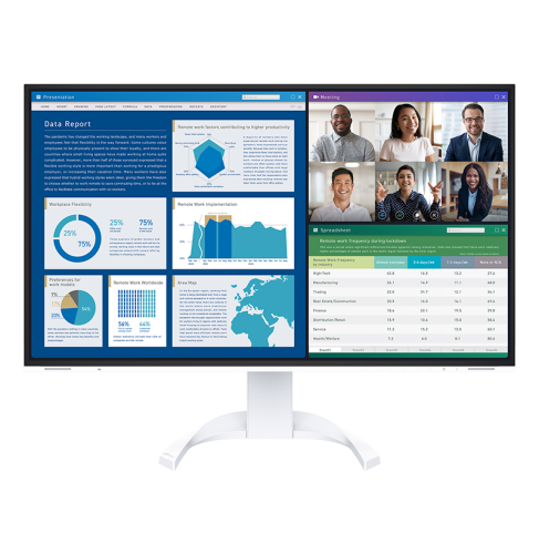 Monitor EIZO FlexScan EV3240X-WT | 4K UHD