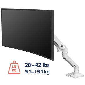 Ergotron - HX Desk Monitor Arm - uchwyt do monitora na biurko (kolor biały)