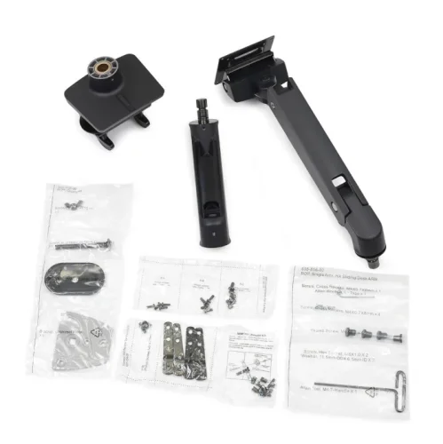Ergotron - HX Desk Monitor Arm - uchwyt do monitora na biurko (kolor czarny) zawartość zestawu
