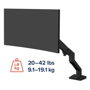 Ergotron - HX Desk Monitor Arm - uchwyt do monitora na biurko (kolor czarny)