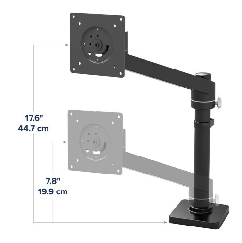 Ergotron NX Desk Monitor Arm - regulacja wysokości
