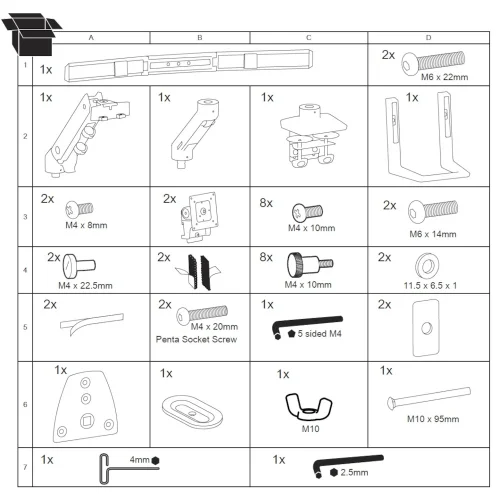 Ergotron - HX Desk Dual Monitor Arm - uchwyt do 2 monitorów na biurko (czarny)